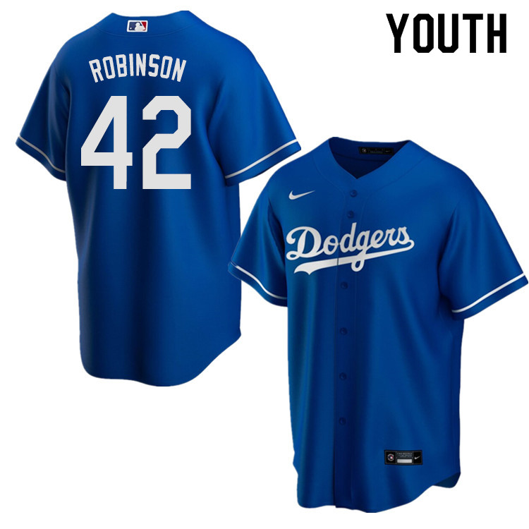 Nike Youth #42 Jackie Robinson Los Angeles Dodgers Baseball Jerseys Sale-Blue